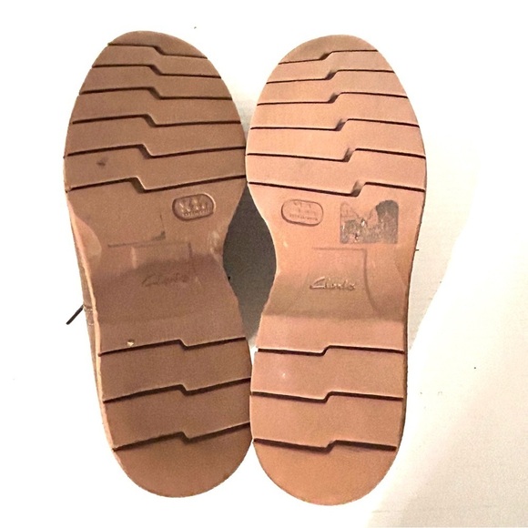 Clarks  Shoes Newkirk Plain Brown Nubuck Leather Dress Casual Grunge Sz 11 M main image 9